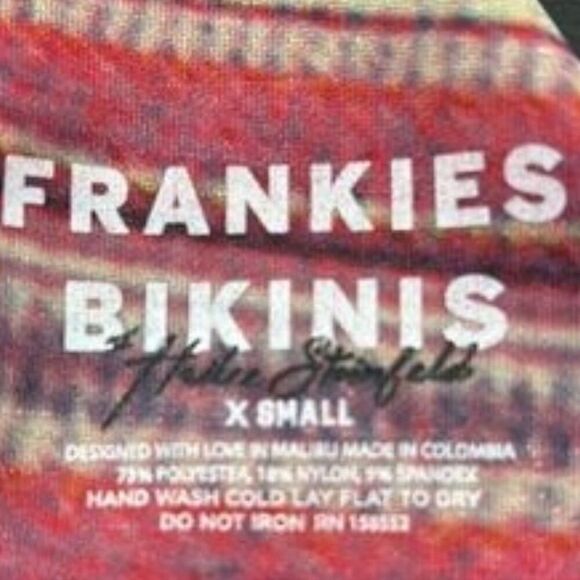 Frankie’s Bikinis x Hailee Steinfeld Eden Halter Bikini Top in Pink Disco - Picture 7 of 7